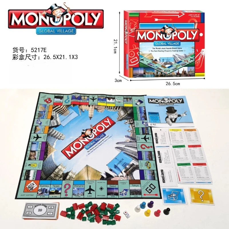 Multiple versions of Monopoly