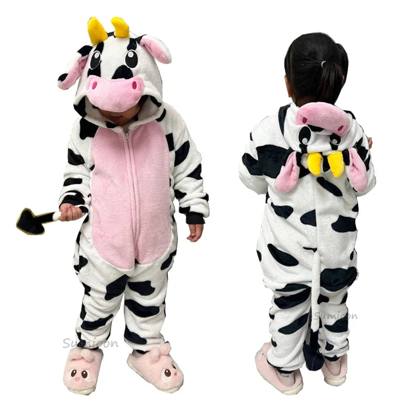 Animal  Onesies - Unicorn Wolf Dragon Cow