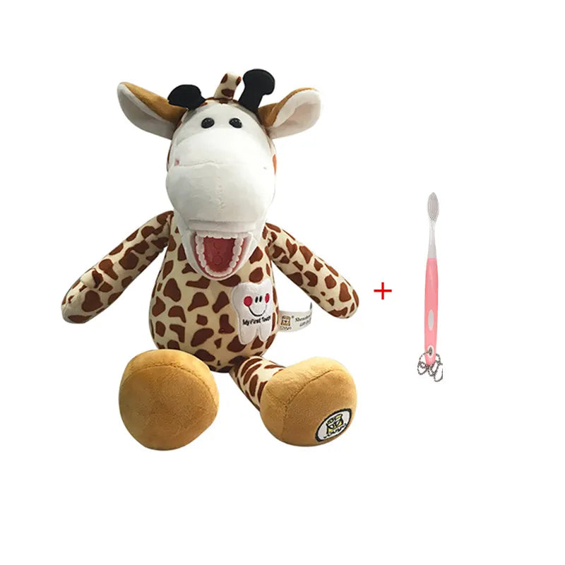 Dental Plush Toys With Teeth and Toothbrush