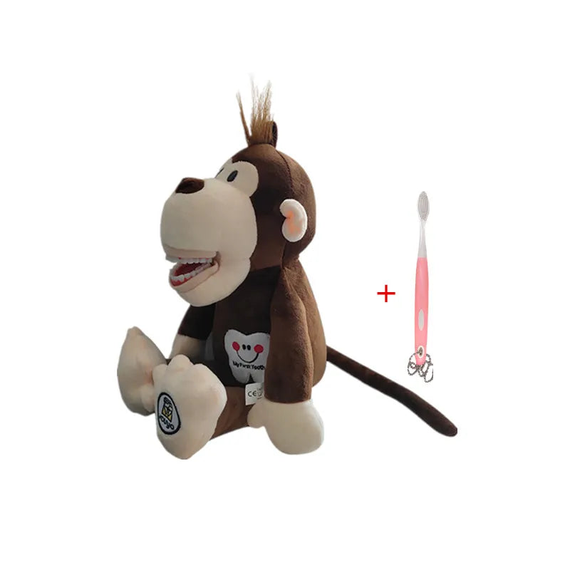 Dental Plush Toys With Teeth and Toothbrush