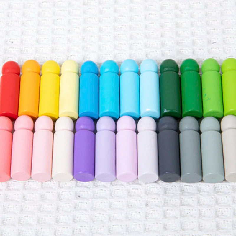 Montessori Peg Board Colour Matching Game