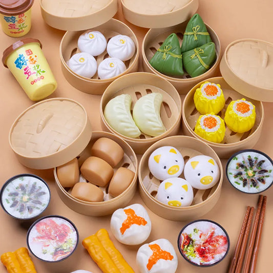Miniature Steamer, Buns, Dumplings, Chinese Food