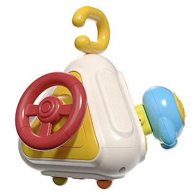 Montessori Activity Cube Baby Toys 6 in 1 Multipurpose Busy Cube Toddler Travel Toy Sensory Busy Board Educational Learning Toys