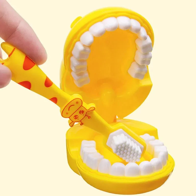 Simulation Dentist Check Brush Teeth