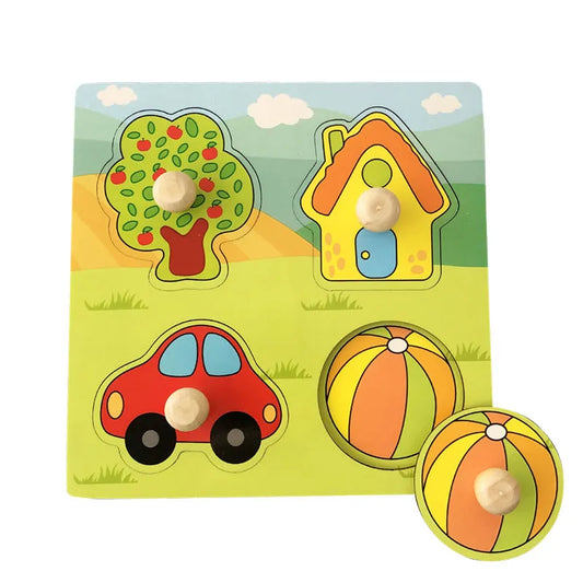 Baby  Montessori Wooden Puzzles