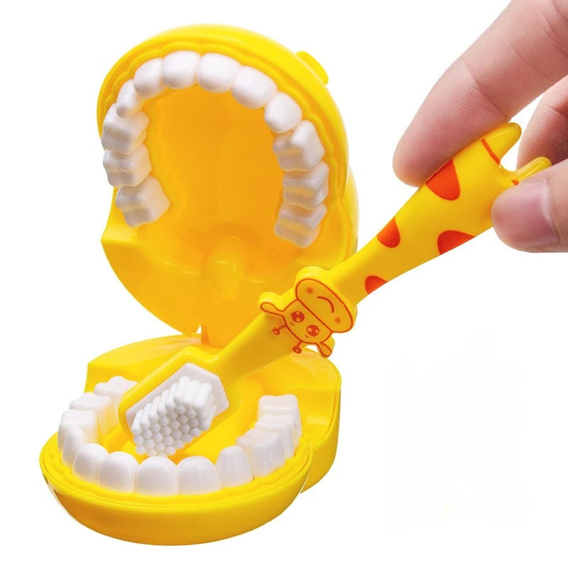 Simulation Dentist Check Brush Teeth