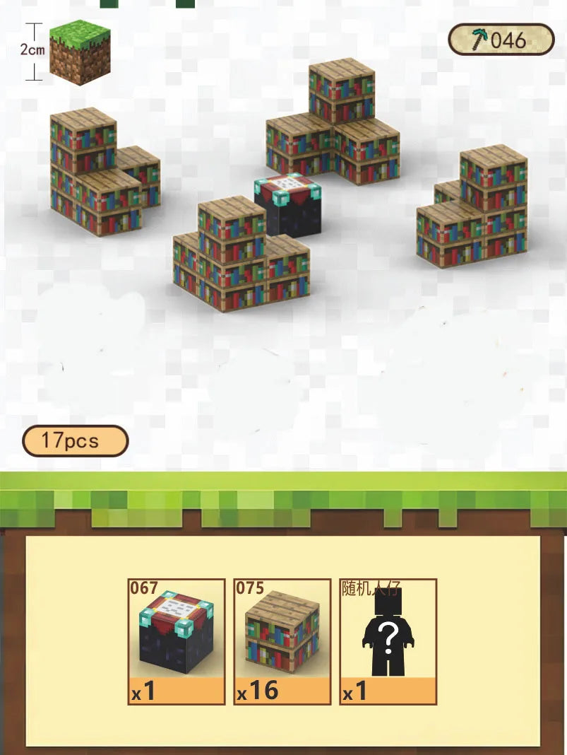 Pixel Magnetic Building Blocks Cube Sets