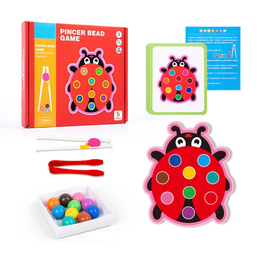 Clip Beads Colour Matching Fine Motor Training