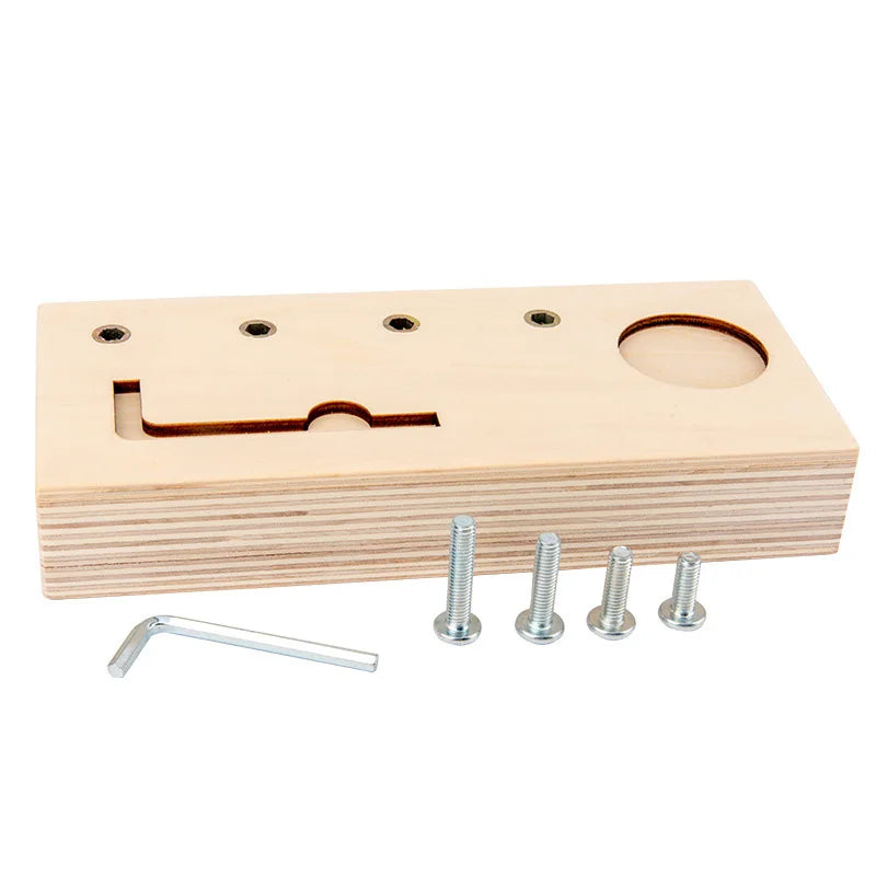 Wooden Screw Driver Board - Nuts Screw Bolts Montessori Board
