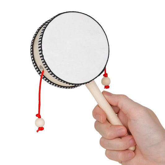 Wood Chinese Traditional Spinning Rattle