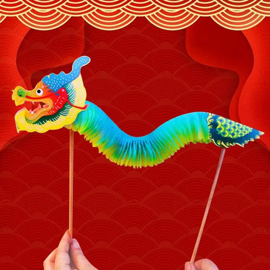 DIY Paper Dragon Craft Chinese New Year