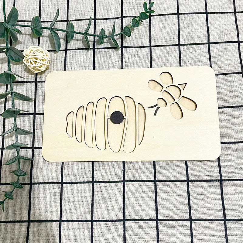 Wooden Animal Sensory Tray
