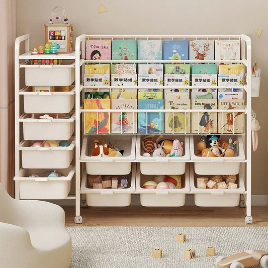 Simple Bookshelves, Floor Shelves, Children's Bookcase
